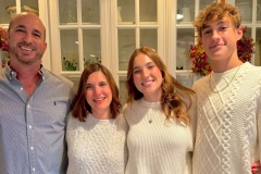 My family during the holidays